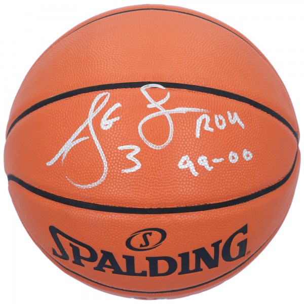 Баскетбольный мяч Steve Francis Houston Rockets Fanatics Authentic Autographed Spalding Indoor/Outdoor with ROY 00 Inscription