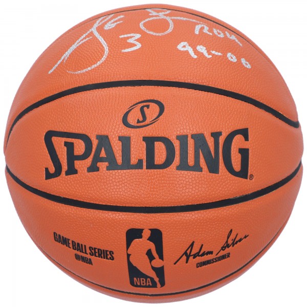 Баскетбольный мяч Steve Francis Houston Rockets Fanatics Authentic Autographed Spalding Indoor/Outdoor with ROY 00 Inscription
