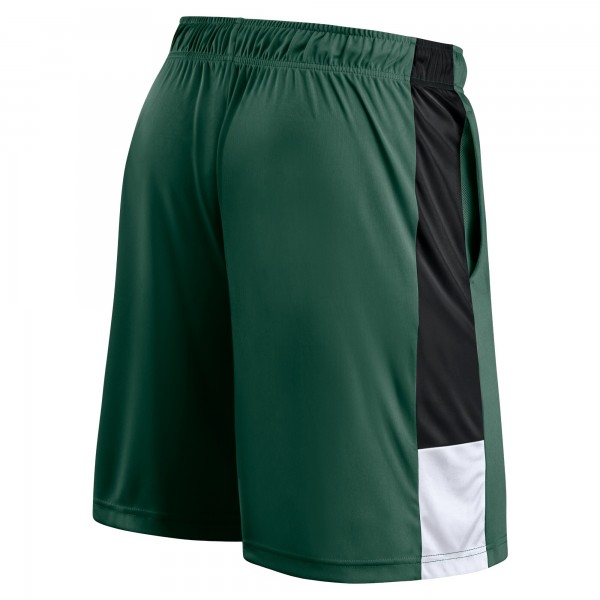 Шорты Milwaukee Bucks Lets Go - Hunter Green/Black
