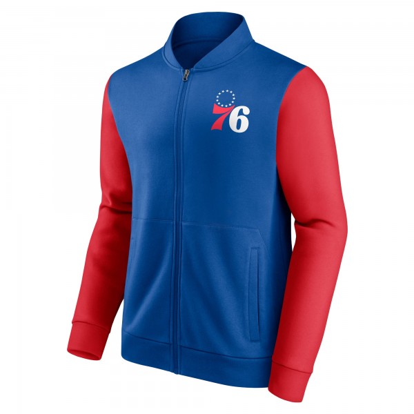 Кофта на молнии Philadelphia 76ers Game Day Strategy - Royal/Red