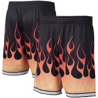 Шорты Philadelphia 76ers Mitchell & Ness 2000/01 Flames Swingman - Black