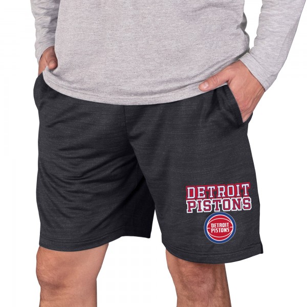 Шорты Detroit Pistons Concepts Sport Bullseye - Charcoal - спортивная одежда НБА