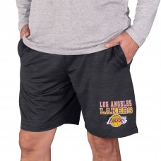 Шорты Los Angeles Lakers Concepts Sport Bullseye - Charcoal