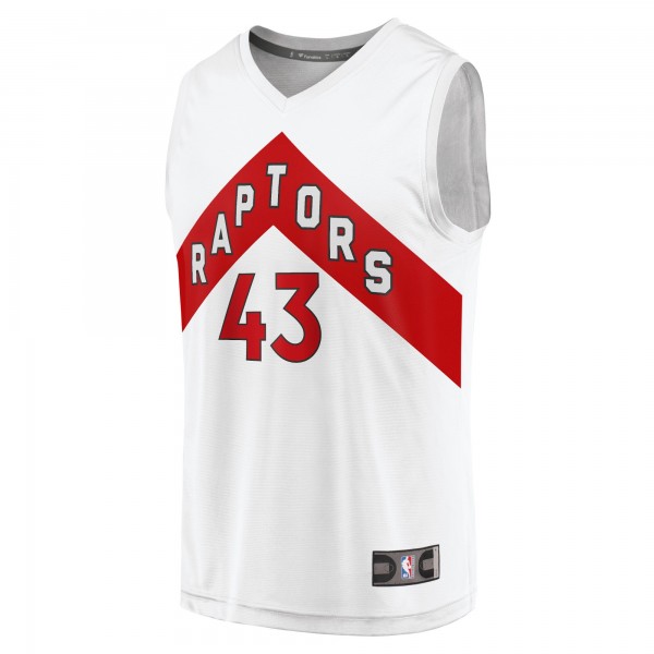 Детская игровая майка Pascal Siakam Toronto Raptors 2020/21 Fast Break Replica - Association Edition - White - баскетбольная джерси NBA