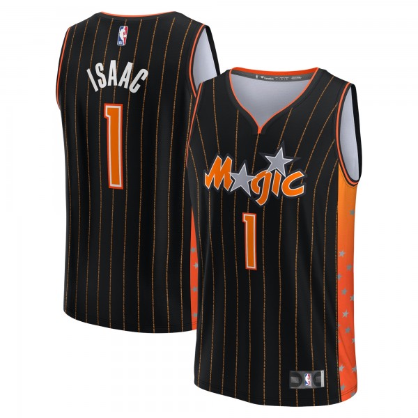 Игровая майка Jonathan Isaac Orlando Magic 2021/22 Fast Break Replica - City Edition - Anthracite - оригинальная джерси НБА