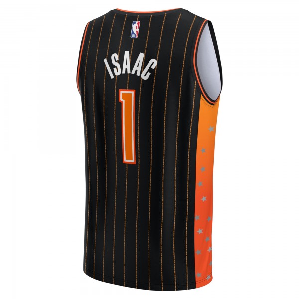 Игровая майка Jonathan Isaac Orlando Magic 2021/22 Fast Break Replica - City Edition - Anthracite - оригинальная джерси НБА