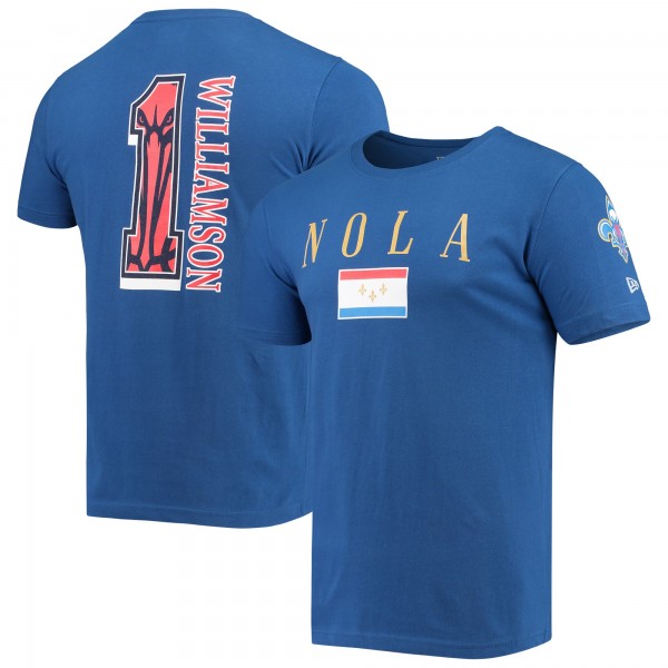 Футболка Zion Williamson New Orleans Pelicans New Era City Edition - Navy