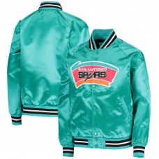 Куртка на кнопках San Antonio Spurs Mitchell & Ness Youth Hardwood Classics Satin Raglan - Teal