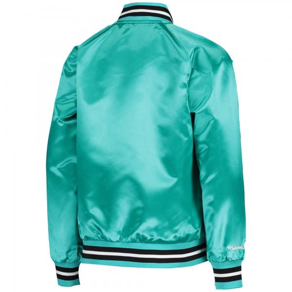 Куртка на кнопках San Antonio Spurs Mitchell & Ness Youth Hardwood Classics Satin Raglan - Teal