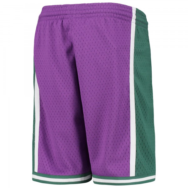 Детские шорты Milwaukee Bucks Mitchell & Ness Hardwood Classics Swingman - Purple - атрибутика NBA