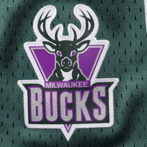 Детские шорты Milwaukee Bucks Mitchell & Ness Hardwood Classics Swingman - Purple - атрибутика NBA