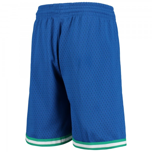 Детские шорты Dallas Mavericks Mitchell & Ness Hardwood Classics Swingman - Blue - атрибутика NBA