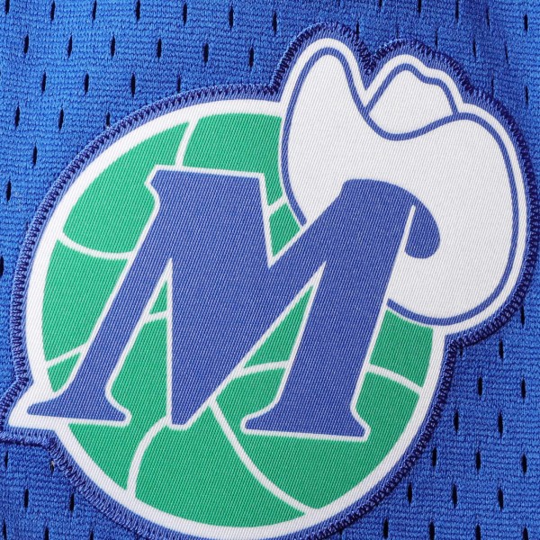 Детские шорты Dallas Mavericks Mitchell & Ness Hardwood Classics Swingman - Blue - атрибутика NBA