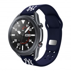New York Yankees Navy 22mm Samsung Compatible Watch Band