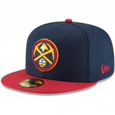 Бейсболка Denver Nuggets New Era Navy/Red 2-Tone 59FIFTY