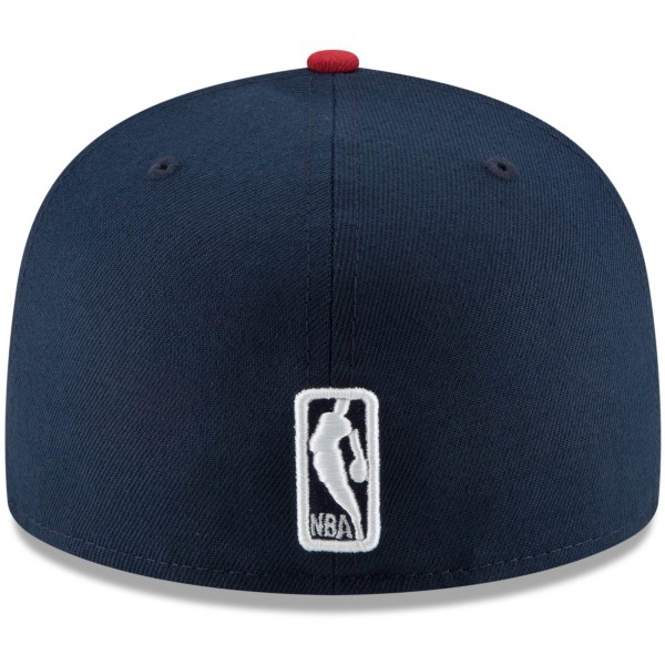 Бейсболка Denver Nuggets New Era Navy/Red 2-Tone 59FIFTY