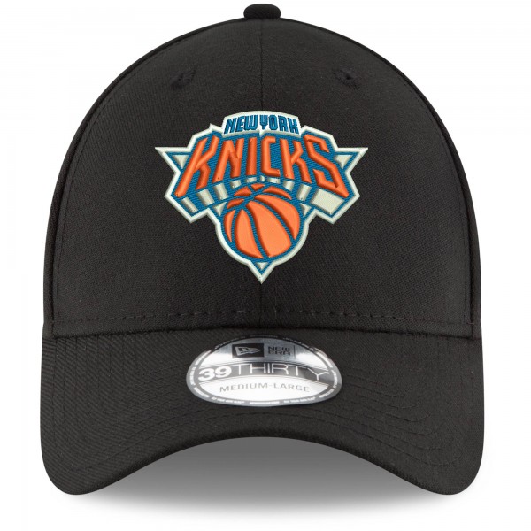 Бейсболка New York Knicks New Era Official Team Color 39THIRTY - Black