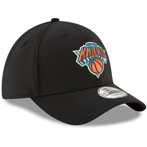 Бейсболка New York Knicks New Era Official Team Color 39THIRTY - Black