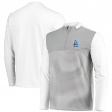 Кофта на короткой молнии Los Angeles Dodgers Levelwear Insignia Wade - White