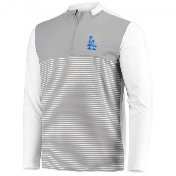 Кофта на короткой молнии Los Angeles Dodgers Levelwear Insignia Wade - White