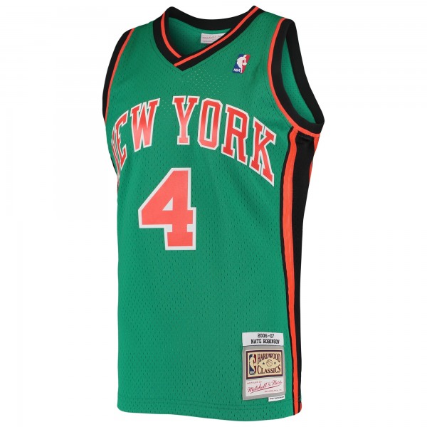Джерси New York Knicks Nate Robinson Mitchell & Ness Green 2006/07 Hardwood Classics Swingman