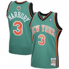 Джерси New York Knicks Stephon Marbury Mitchell & Ness Green 2006/07 Hardwood Classics Swingman