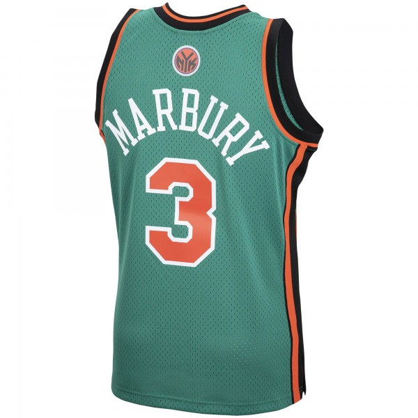 Джерси New York Knicks Stephon Marbury Mitchell & Ness Green 2006/07 Hardwood Classics Swingman