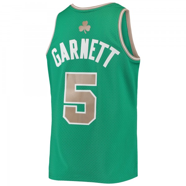 Игровая джерси Kevin Garnett Boston Celtics Mitchell & Ness 2001/02 Hardwood Classics Swingman - Kelly Green