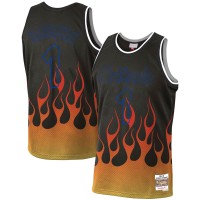 Игровая форма  Penny Hardaway Orlando Magic Mitchell & Ness 1994-95 Hardwood Classics Flames Swingman - Black