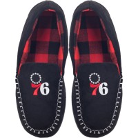 Тапочки мокасины Philadelphia 76ers FOCO Team Logo Flannel