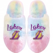 Тапочки Los Angeles Lakers FOCO Women's Rainbow