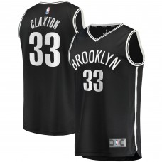 Игровая майка Nicolas Claxton Brooklyn Nets 2020/21 Fast Break Replica - Icon Edition - Black