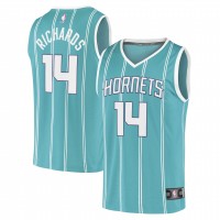 Игровая форма Nick Richards Charlotte Hornets 2020/21 Fast Break Replica - Icon Edition - Teal