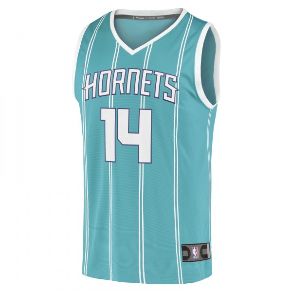 Игровая форма Nick Richards Charlotte Hornets 2020/21 Fast Break Replica - Icon Edition - Teal
