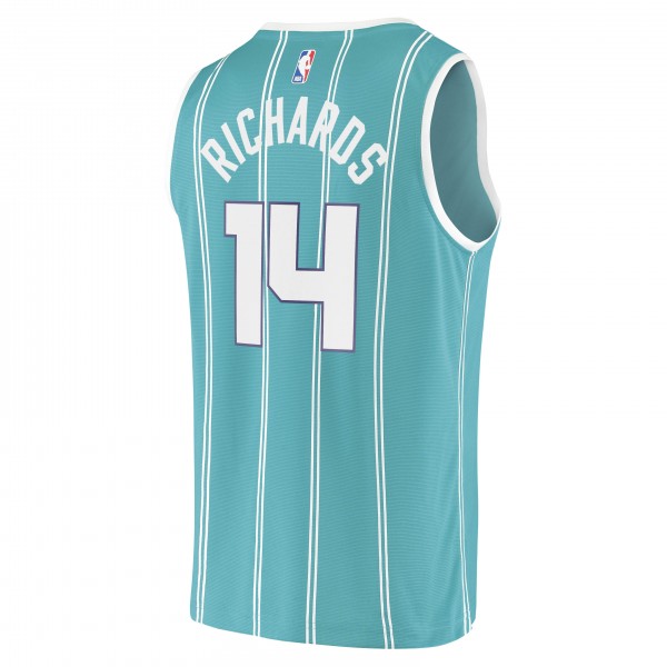 Игровая форма Nick Richards Charlotte Hornets 2020/21 Fast Break Replica - Icon Edition - Teal