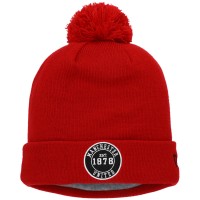 Шапка с помпоном Manchester United New Era Patch Bobble Cuffed Knit - Red