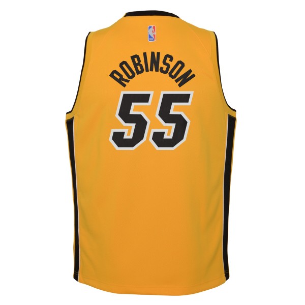 Игровая форма  Duncan Robinson Miami Heat Nike Youth 2020/21 Swingman Player Trophy Gold - Earned Edition