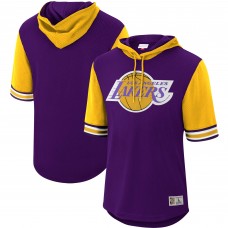 Толстовка Los Angeles Lakers Mitchell & Ness Hardwood Classics Buzzer Beater Mesh - Purple