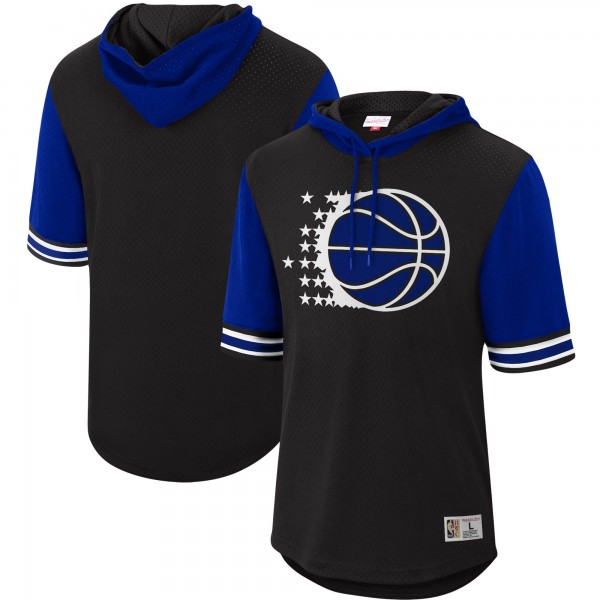 Толстовка с капюшоном Orlando Magic Mitchell & Ness Hardwood Classics Buzzer Beater Mesh - Black - фирменная одежда NBA