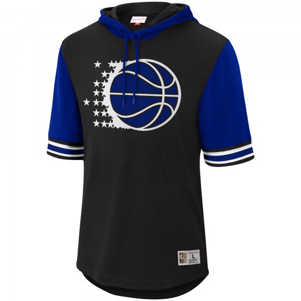Толстовка с капюшоном Orlando Magic Mitchell & Ness Hardwood Classics Buzzer Beater Mesh - Black - фирменная одежда NBA