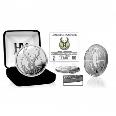 Milwaukee Bucks Highland Mint Silver Mint Coin