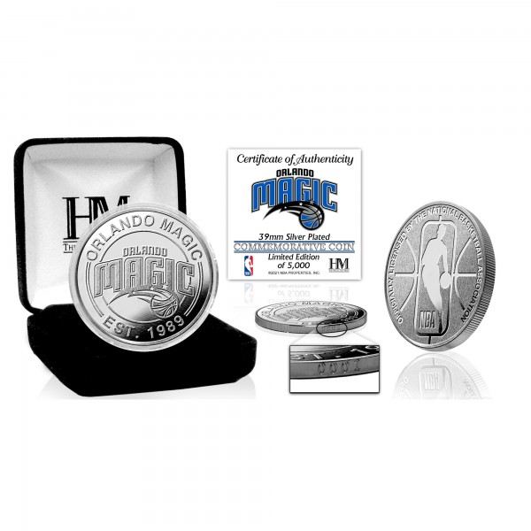 Orlando Magic Highland Mint Silver Mint Coin