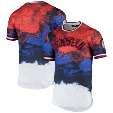 Футболка Brooklyn Nets Pro Standard Americana Dip Dye - Red/Blue