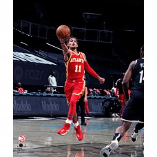 Unsigned Atlanta Hawks Trae Young Fanatics Authentic Scoop Shot Photograph