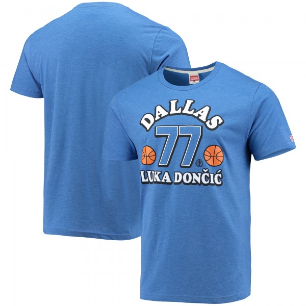 Футболка Luka Doncic Dallas Mavericks Homage Slovenian - Blue