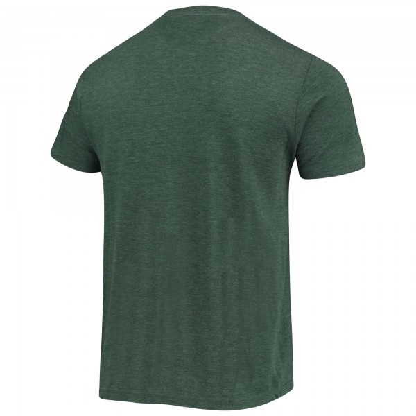 Футболка Giannis Antetokounmpo Milwaukee Bucks Homage Greek Tri-Blend - Hunter Green