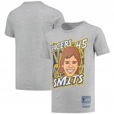 Детская футболка Rik Smits Indiana Pacers Mitchell & Ness Hardwood Classics King of the Court - Gray
