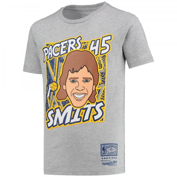 Детская футболка Rik Smits Indiana Pacers Mitchell & Ness Hardwood Classics King of the Court - Gray