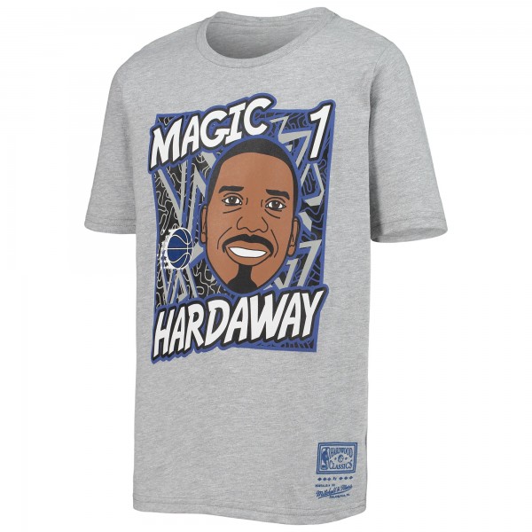 Детская футболка Penny Hardaway Orlando Magic Mitchell & Ness Hardwood Classics King of the Court - Heathered Gray