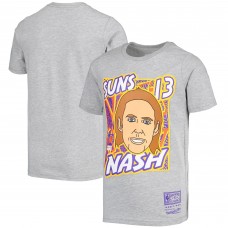 Детская футболка Steve Nash Phoenix Suns Mitchell & Ness Hardwood Classics King of the Court - Gray